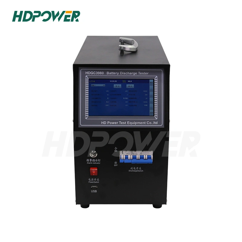 Wide Range 88V-264V 60AMP Multi-Voltage Battery Load Tester Battery Discharge Testing Battery Discharge Tester for Stationary, UPS, Data Center