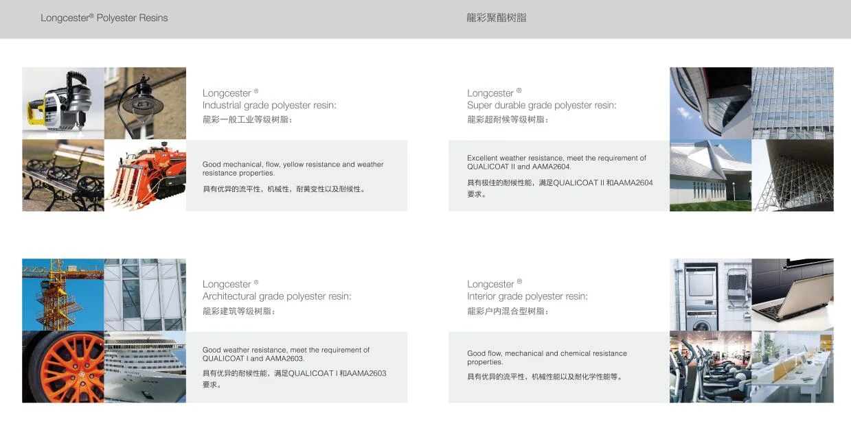 Solid Hybrid Polyester Resin Raw Material of Powder Coating