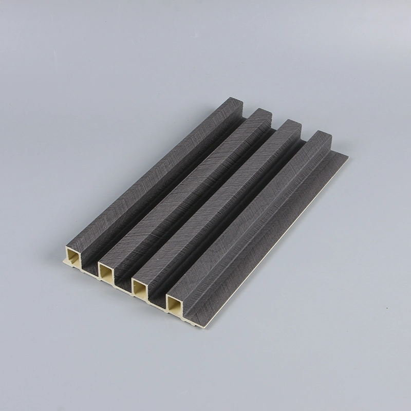 Saudi Arabia Grille Decorative Design Moulding Wooden Plastic Siding Fluted Panels Outdoor WPC Exterior Wall Cladding