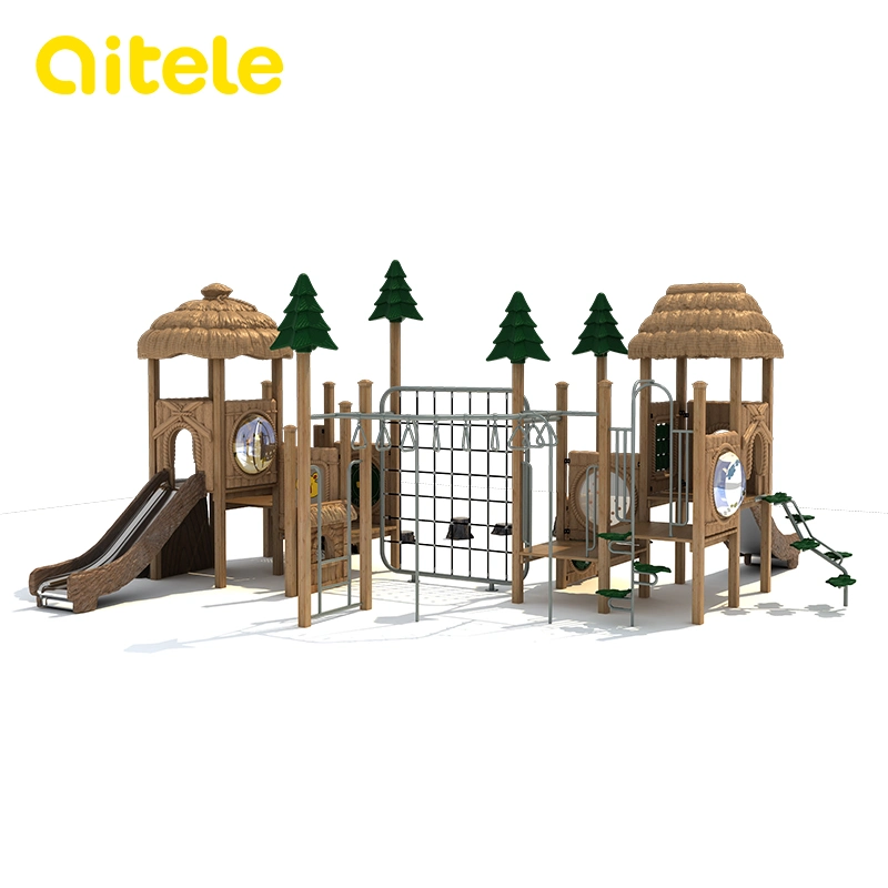 Los niños Playground parque de diversiones al aire libre equipos (NL-04001)