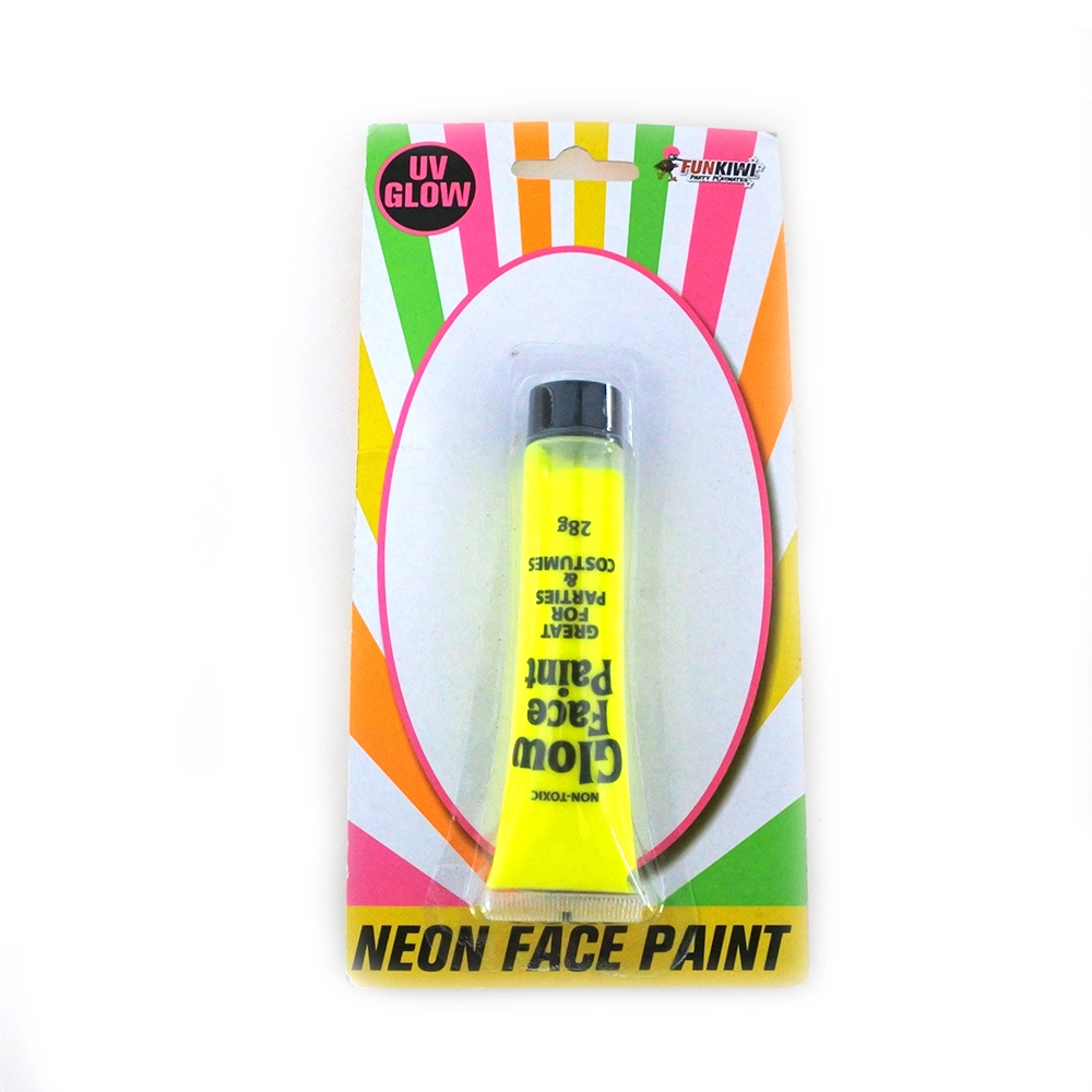 China Art Supplier Fancy Neon Body Face Cream Paint Glow in Dark