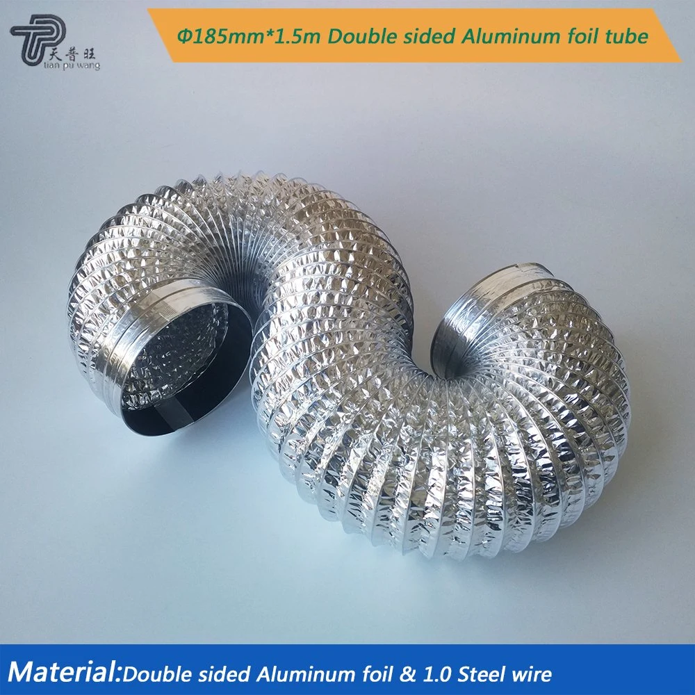 Factory Supply Aluminum Foil Smoke Exhaust Pipe Ventilation Duct for Range Hood