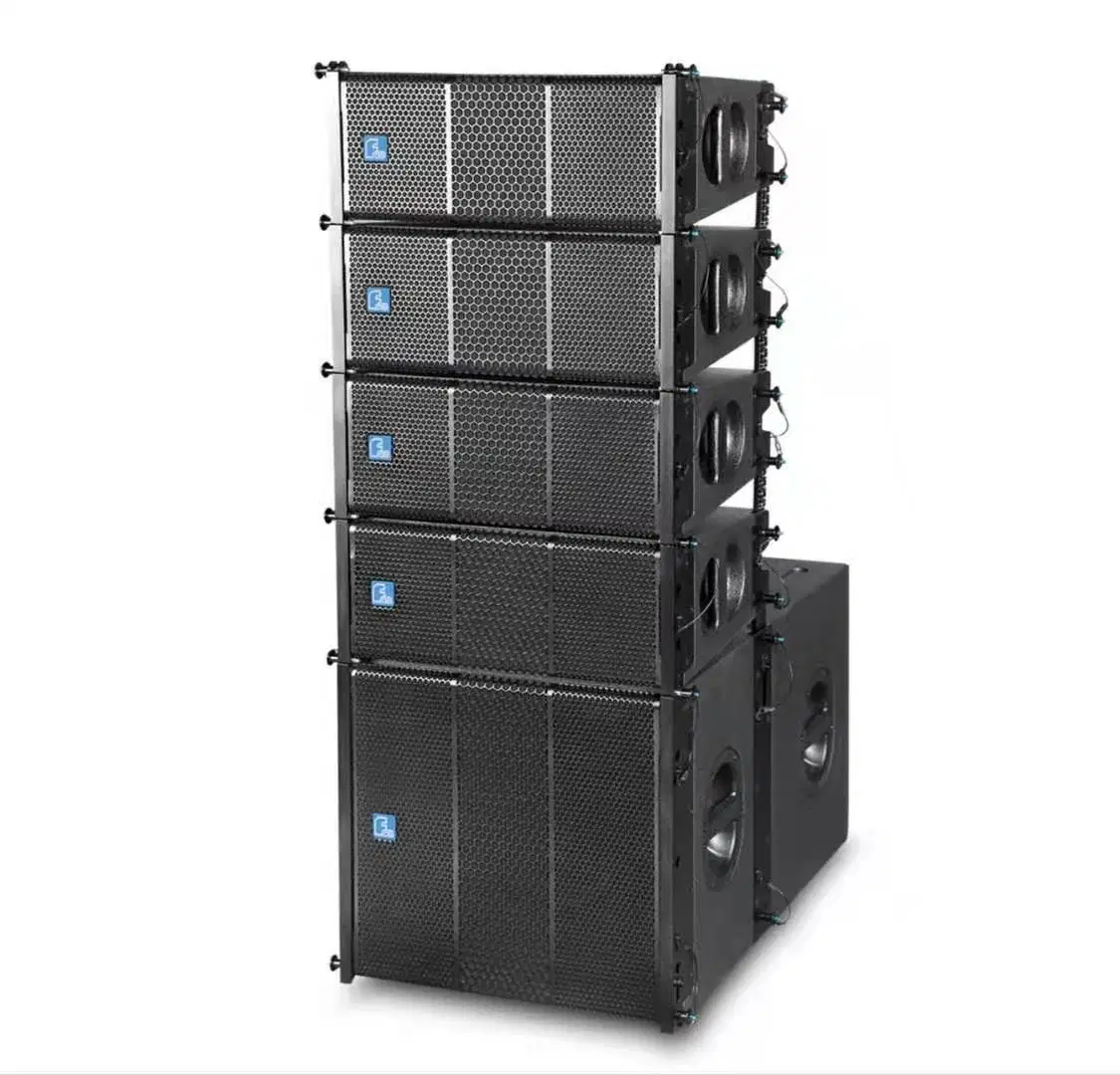 PA Speaker Dual 6 Inch PRO Audio Professional Line Array Speaker 16 Active Powered Subwoofer Line Array System Pictures & Photos