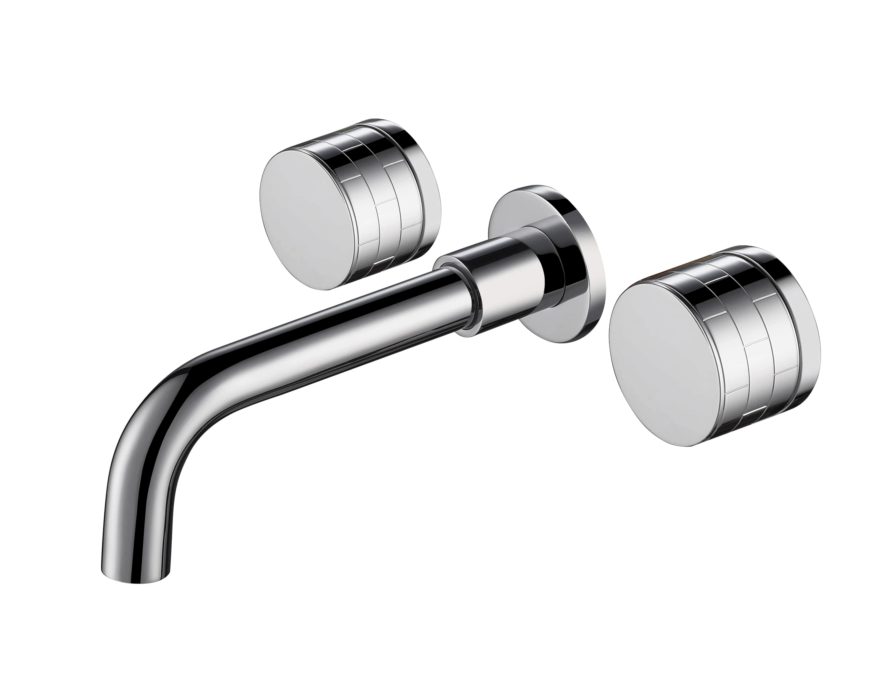 Wall Mounted Hidden Concealed Basin Mixer Faucet European Hot Selling 304 Stainless Steel Brushed Silver Black Gold Color Free Lead Water Tap Bathroom