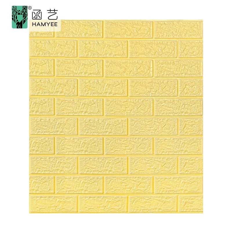 Hot 2021 Soundproof Soft Foam Wallpaper Adhesive 70*77cm Wall Stickers