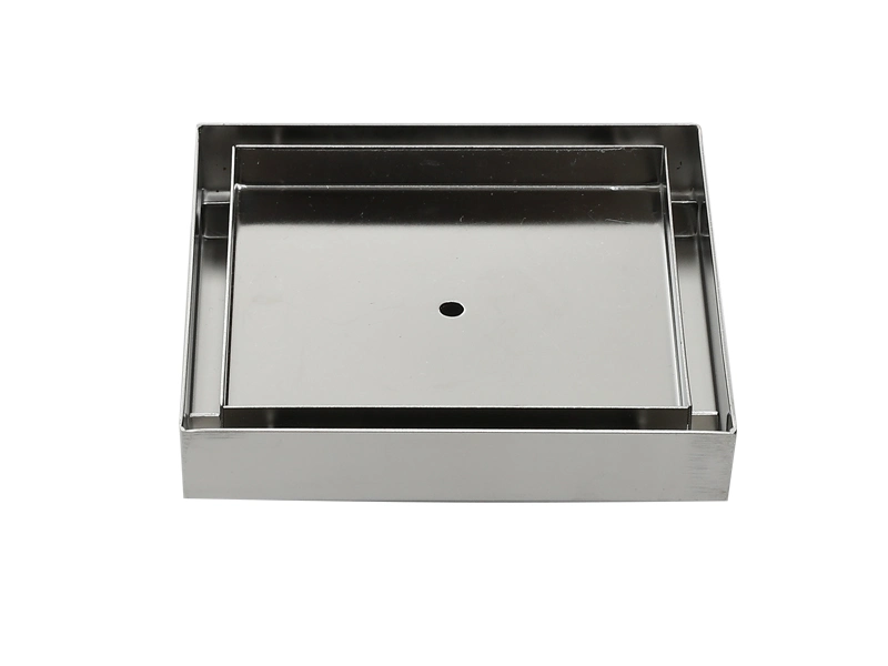 Modern Sanitary Bathroom Accessories Grates Solid Stainless Steel Square Shower Floor Drain