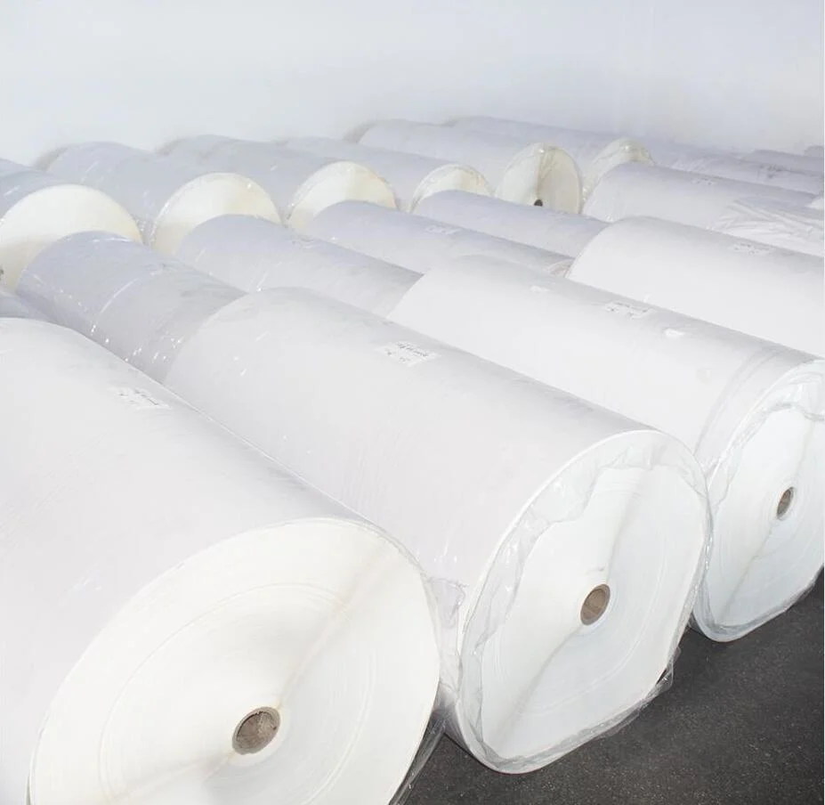 Semi Glossy Shipping Label Jumbo Roll Material Jumbo Rolls Self Adhesive Paper