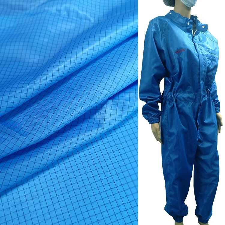 Fire Retardant 98%Polyester 2%Carbon Fiber Conductive Fabric