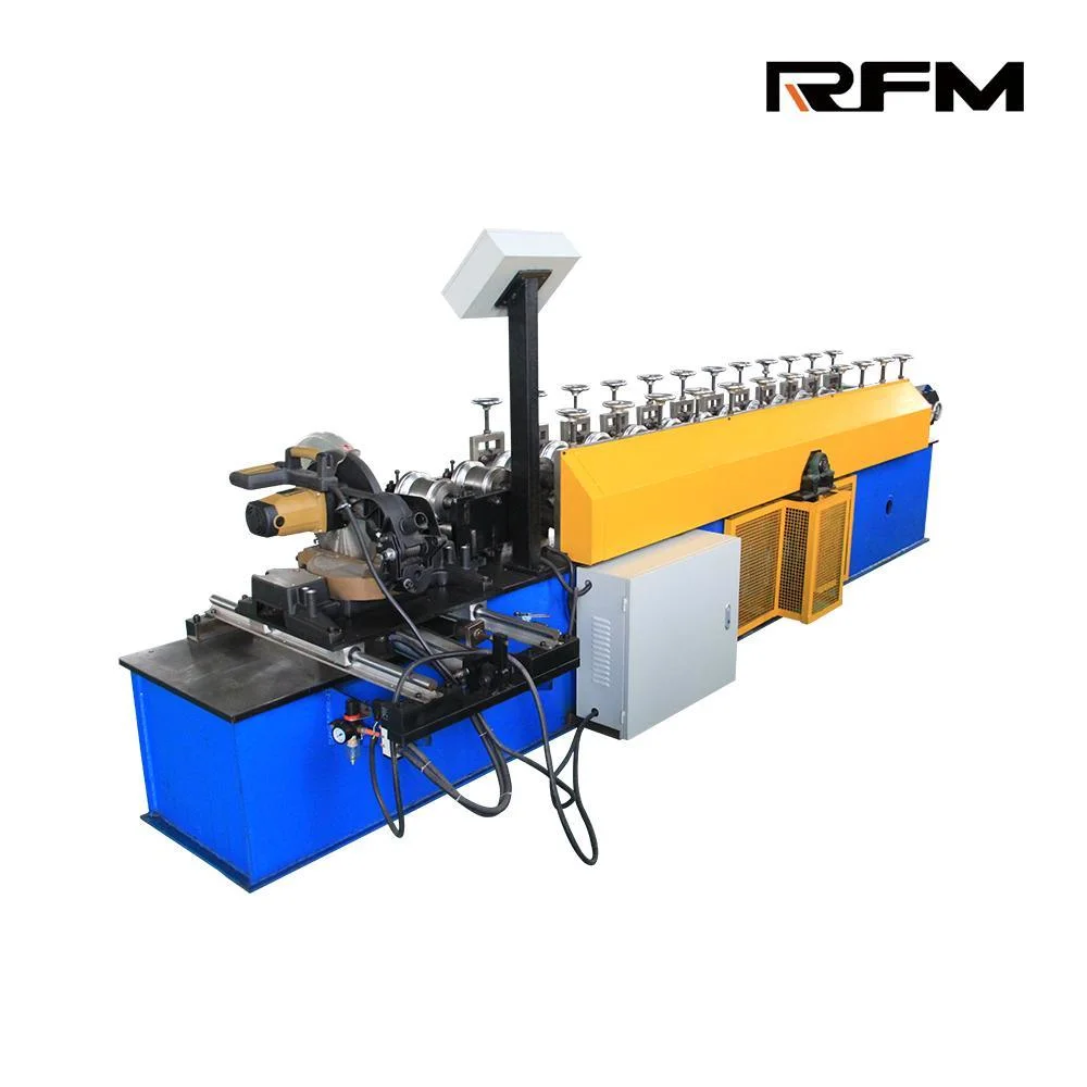 High Standard 118 mm Different Thickness Metal Shutter Door Roll Forming Machine Flying Saw Cutting