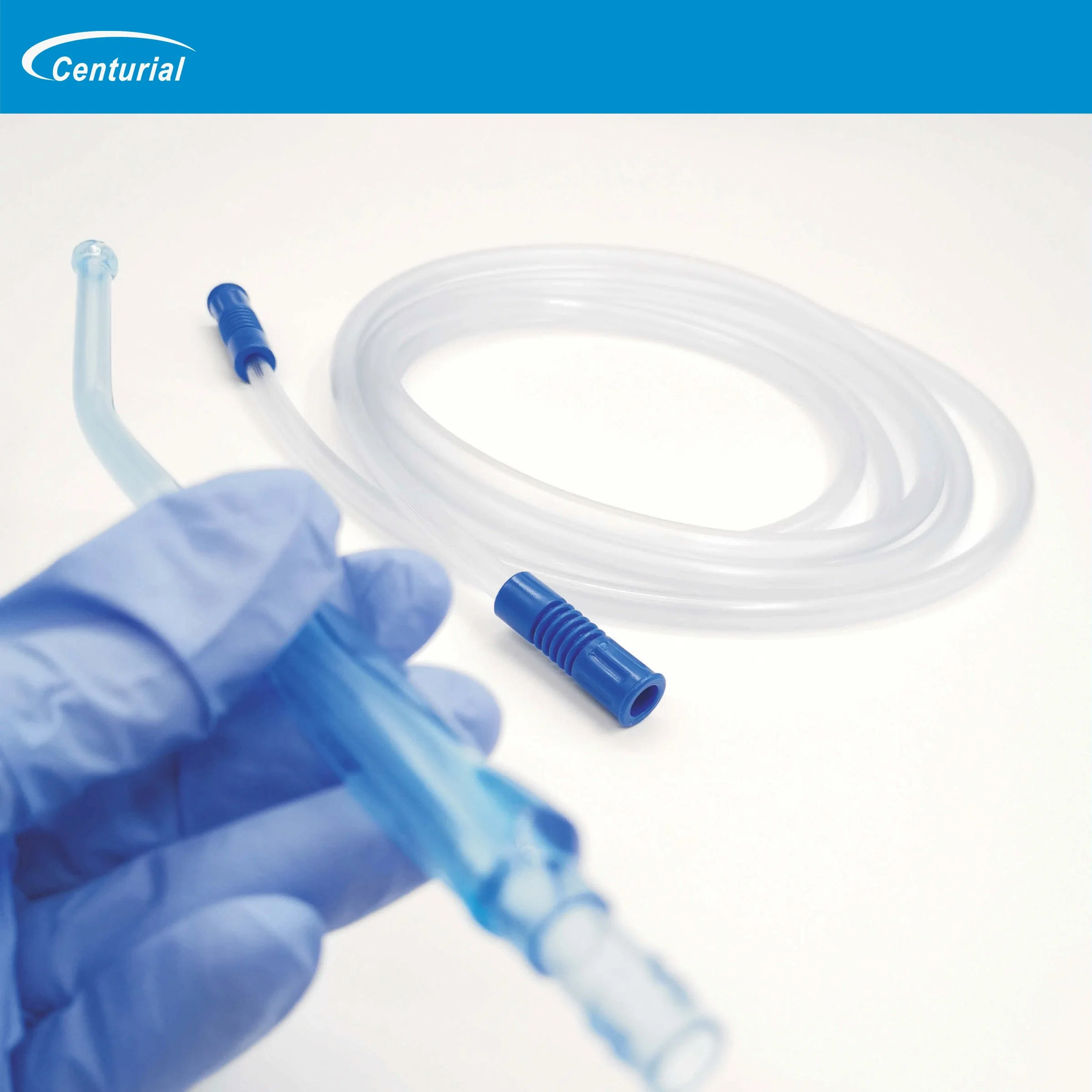 High Quality Medical Supplies Disposable Yankauer Suction Set Handle with Connecting Tube