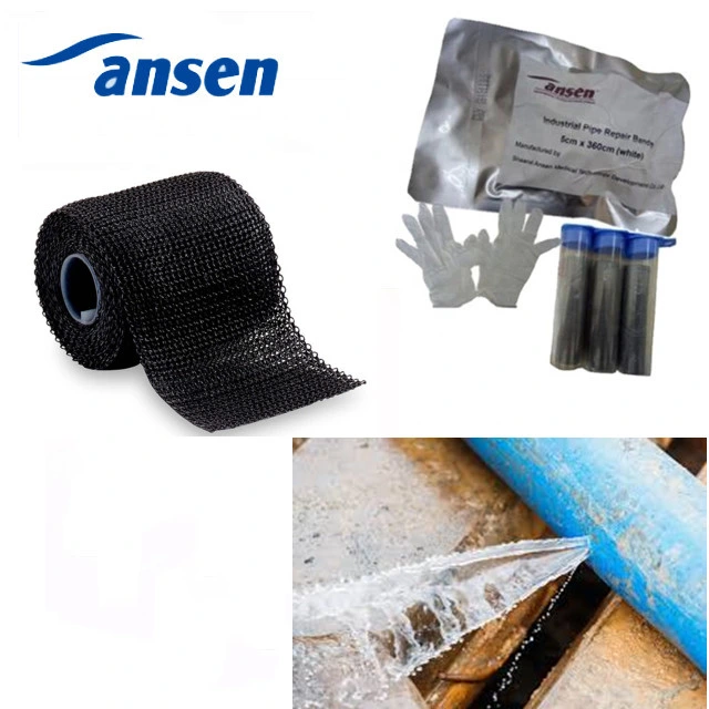 Polyurethane Resin Adhesive Fiberglass Pipe Repair Bandage Kit Heat Resistant Tape Fittings Quick Connector Tools & Hardware