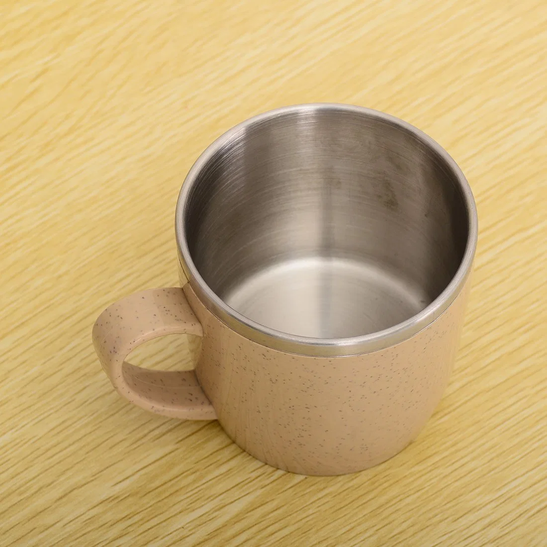 De gros de la cuvette de l'eau potable en acier inoxydable, acier inoxydable Mug de thé avec poignée