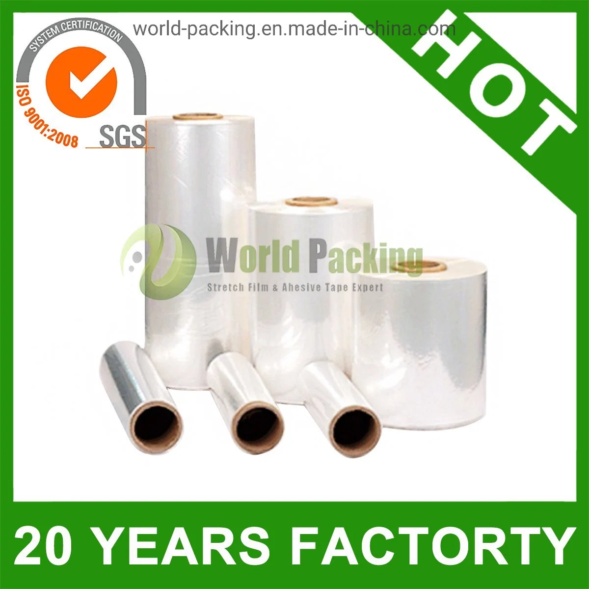 18'' X 19mic High Sealing POF Shrink Film (HY-SF-067)