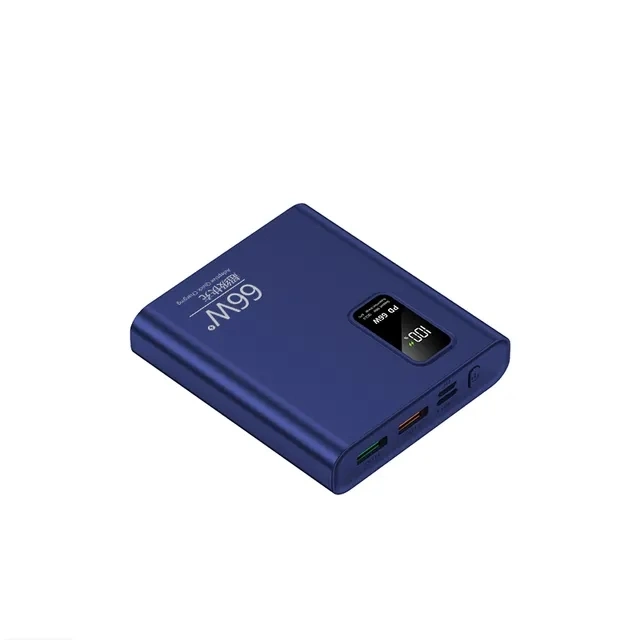 Pd66W Schnellladefunktion Power Bank 10000mAh Tragbares Ladegerät Digitalanzeige Externe Batterie