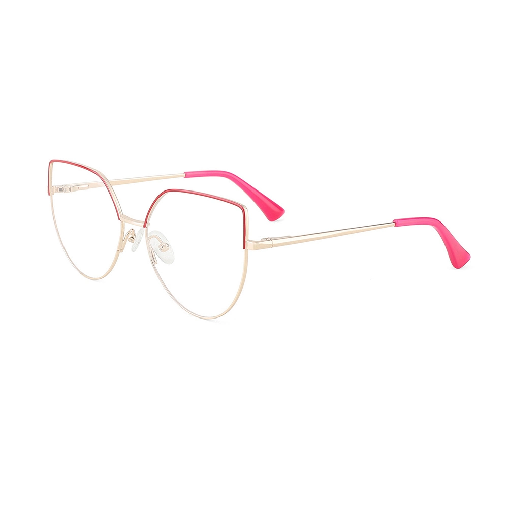 2022 Innovative Trendy Eyeglasses Frames Cat Eye Womens CE Certification Metal Eyewear