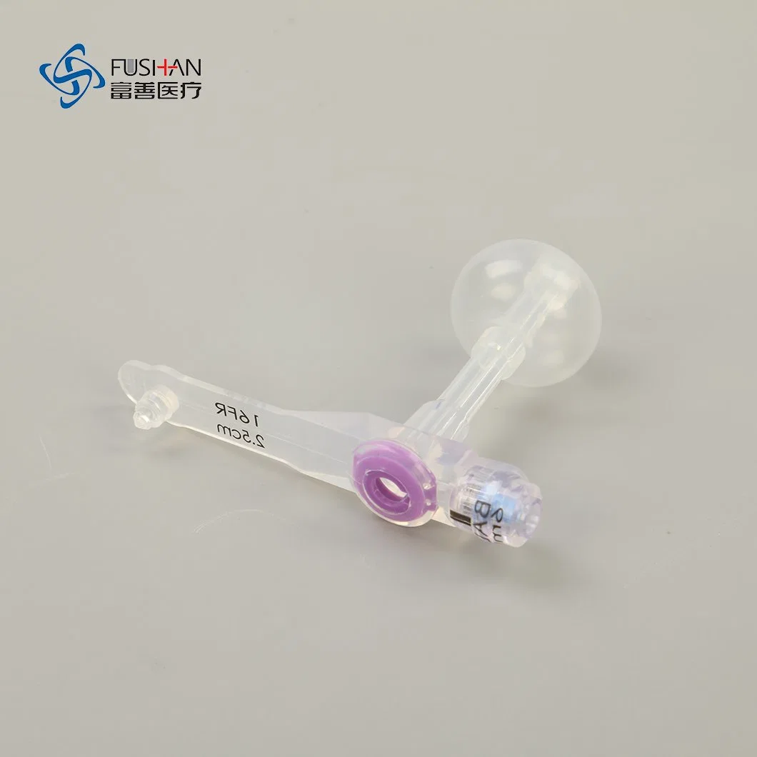 Medical Mini Button Gastrostomy Tube Kit with Enfit Connector Fushan Factory CE and ISO Certificact