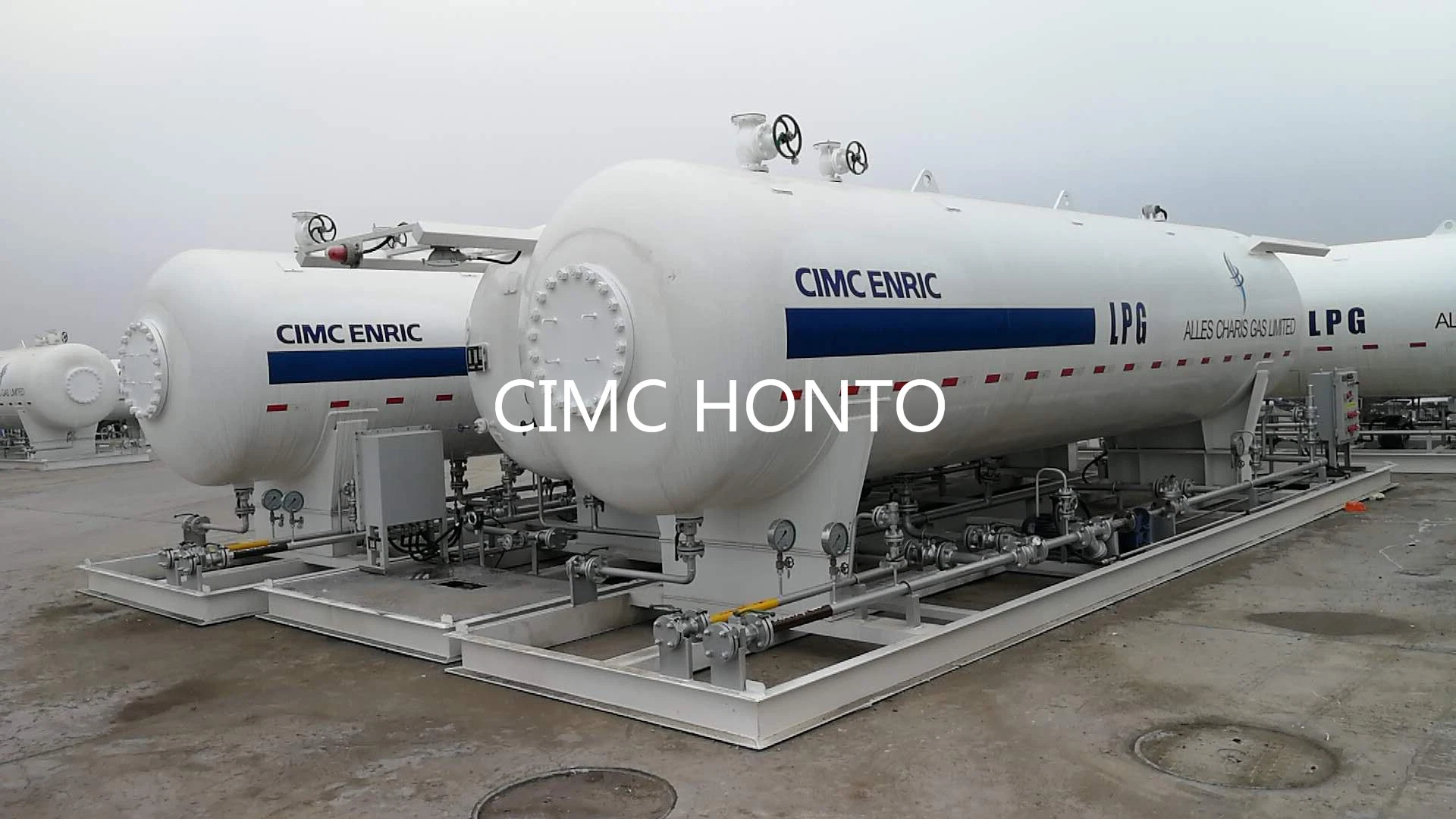 20 Tons LPG Skid Plant Filling Mobile Station