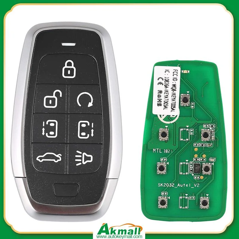 Autel Maxilm Standard Style Ikeyat007al Universal Smart Remote Car Key 7 Buttons