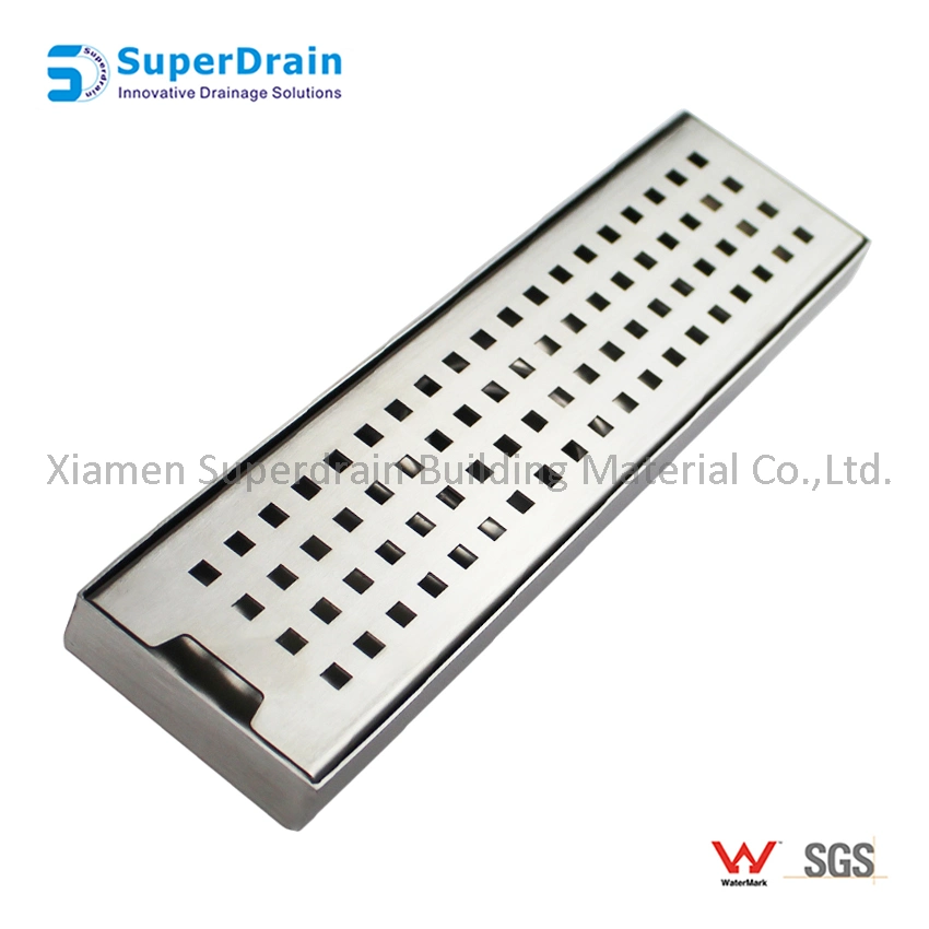 Drainage Covers OEM Stainless Steel Square Hole Shower Floor Drain with ISO9001