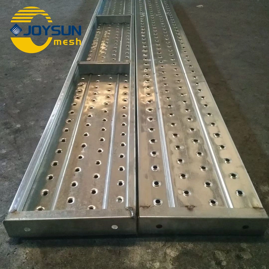 Customized Silver Galvanized Strong Scaffolding Stair Frame Steel Planks for Construction Industry