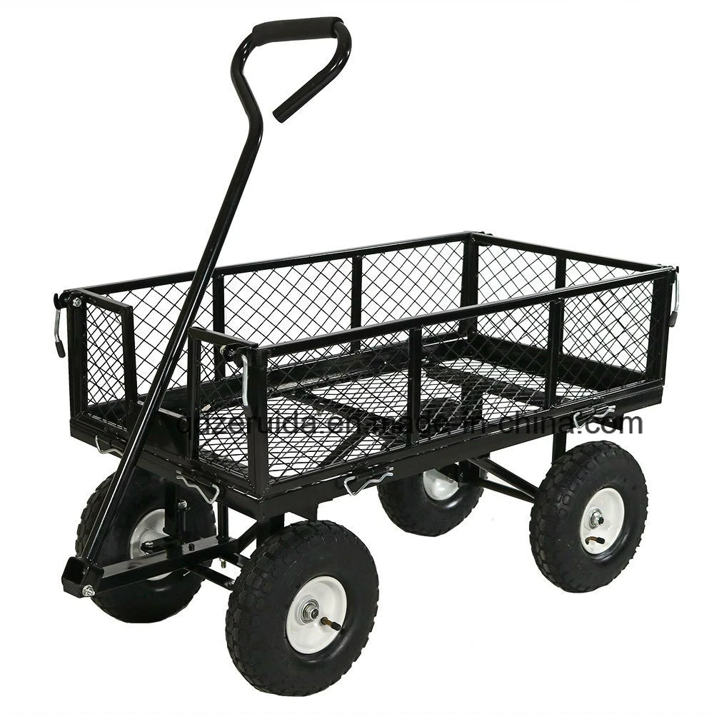 Pumpkin Patch Transfer Cart / Heavy Duty Meshed Garden Tool Cart