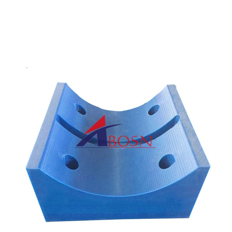 Entretoise de conduit en UHMWPE en plastique support de tuyau en HDPE sous installation de mise à la terre