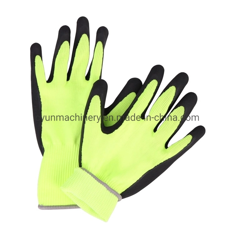 Cotton Hand Gloves Polyester Nitrile Coated Safety Work Gloves Garden Gloves