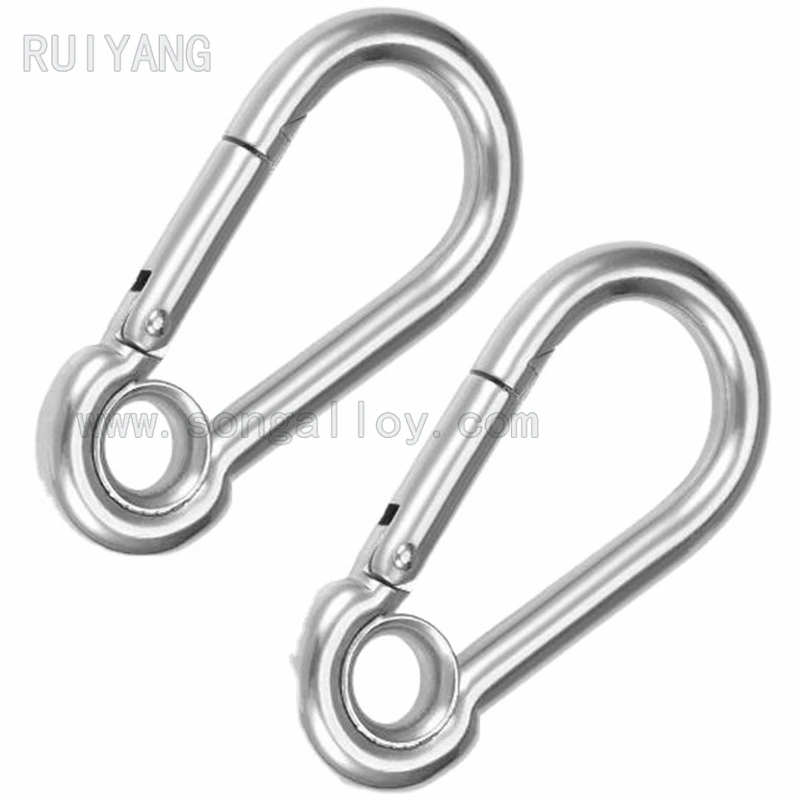 Karabiner-Karabiner Aus Edelstahl Mit Schnapphaken