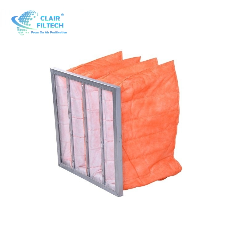 Medium Efficiency Pocket Filter Customize Multi Pocket Non-Woven Fiber for Air Filtration and Pharmaceutical