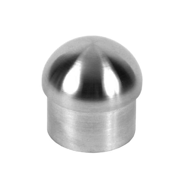 Customized 304 Stainless Steel 38.1/42.4/48.3/50.8mm Pipe Fitting Cover Cap