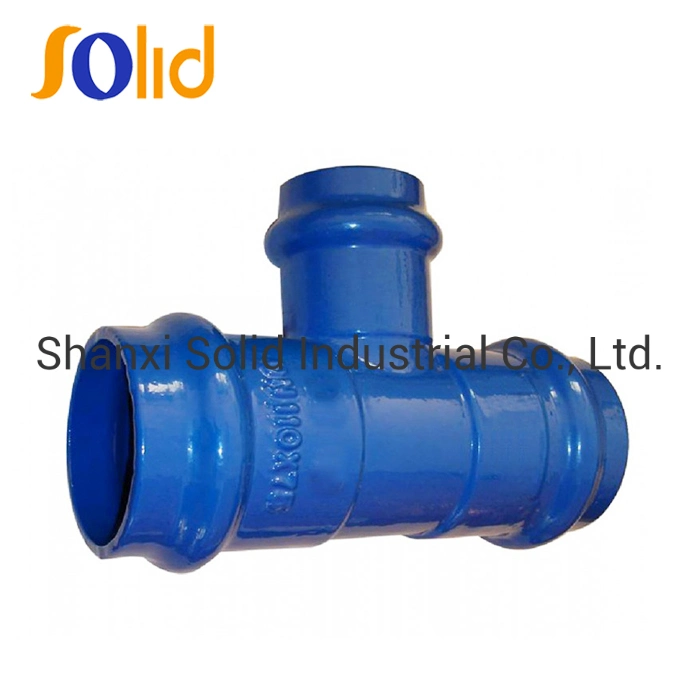 Ductile Iron Di, PVC Pipe Fittings All Socket Cross for PVC Pipe