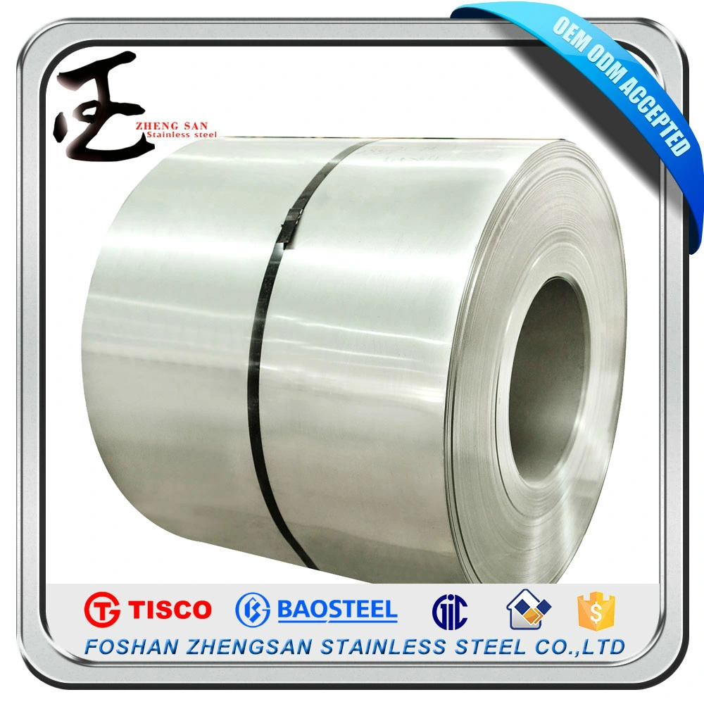 Caliente vende laminado en frío bobina de acero inoxidable 304 201 grosor 0,12mm-5,0mm para materias primas