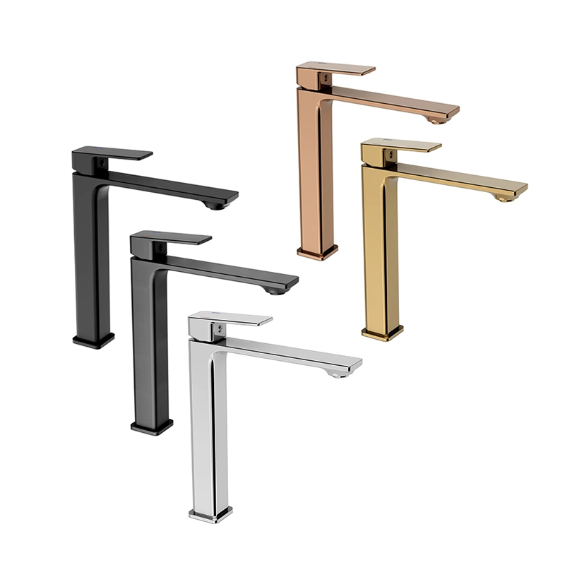 Sanitary Ware Hot and Cold Bathroom Water Taps Brass Basin Faucet Mixer