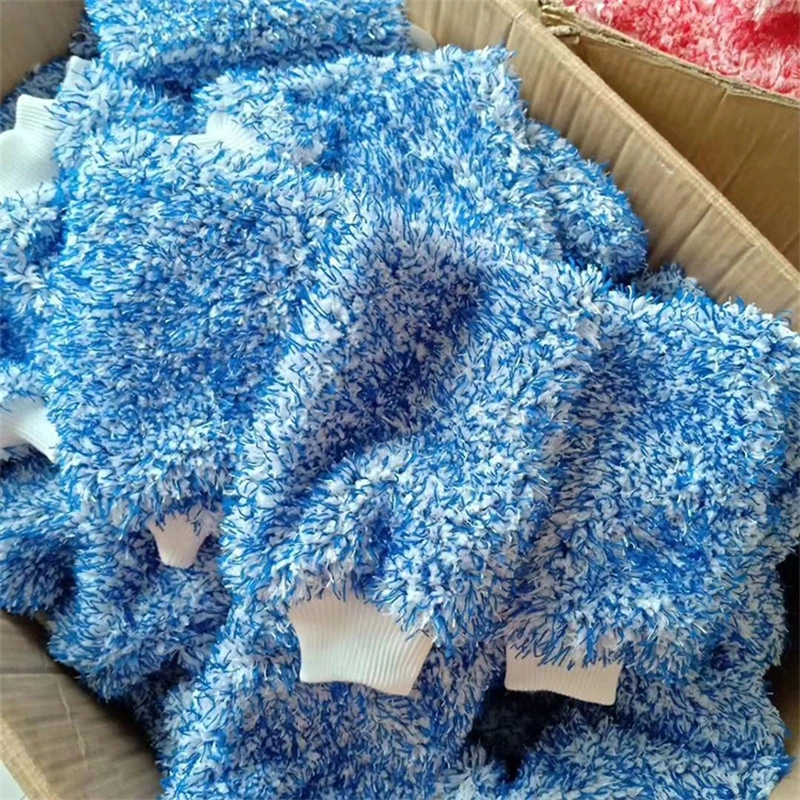 Customization Wholesale/Supplier Microfiber Car Wash Glovee Waterproof Car Wash Mitt