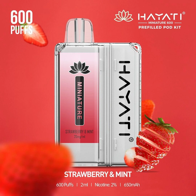 Beliebte Design Hayati Infinity 6000 Puff Pod Kit Einweg-Vape