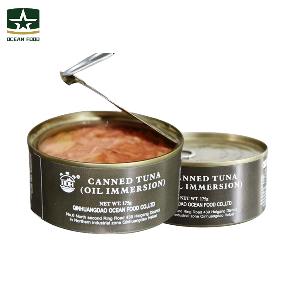 Wholesale/Supplier Health Outdoor Camping Food Oil Immersion Tin Canned Tuna