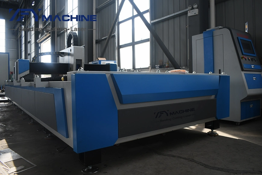 China Automatic 3015 1530 CNC Metal Pipe Fiber Laser Cutting Machine for Both Flat Sheet and Metal Tube with 1000W, 2000W, 3000W, 4000W