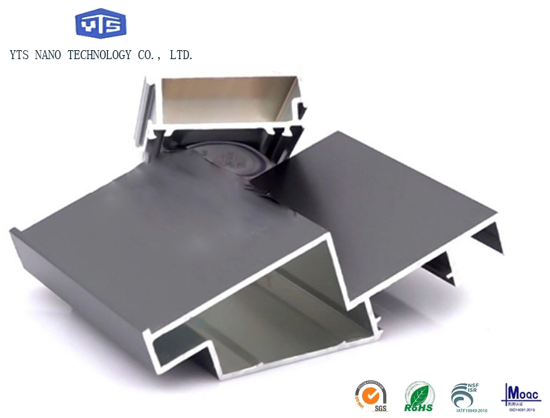 China Made Anodized Black Aluminum Profile Closed Door Product Powder Coating