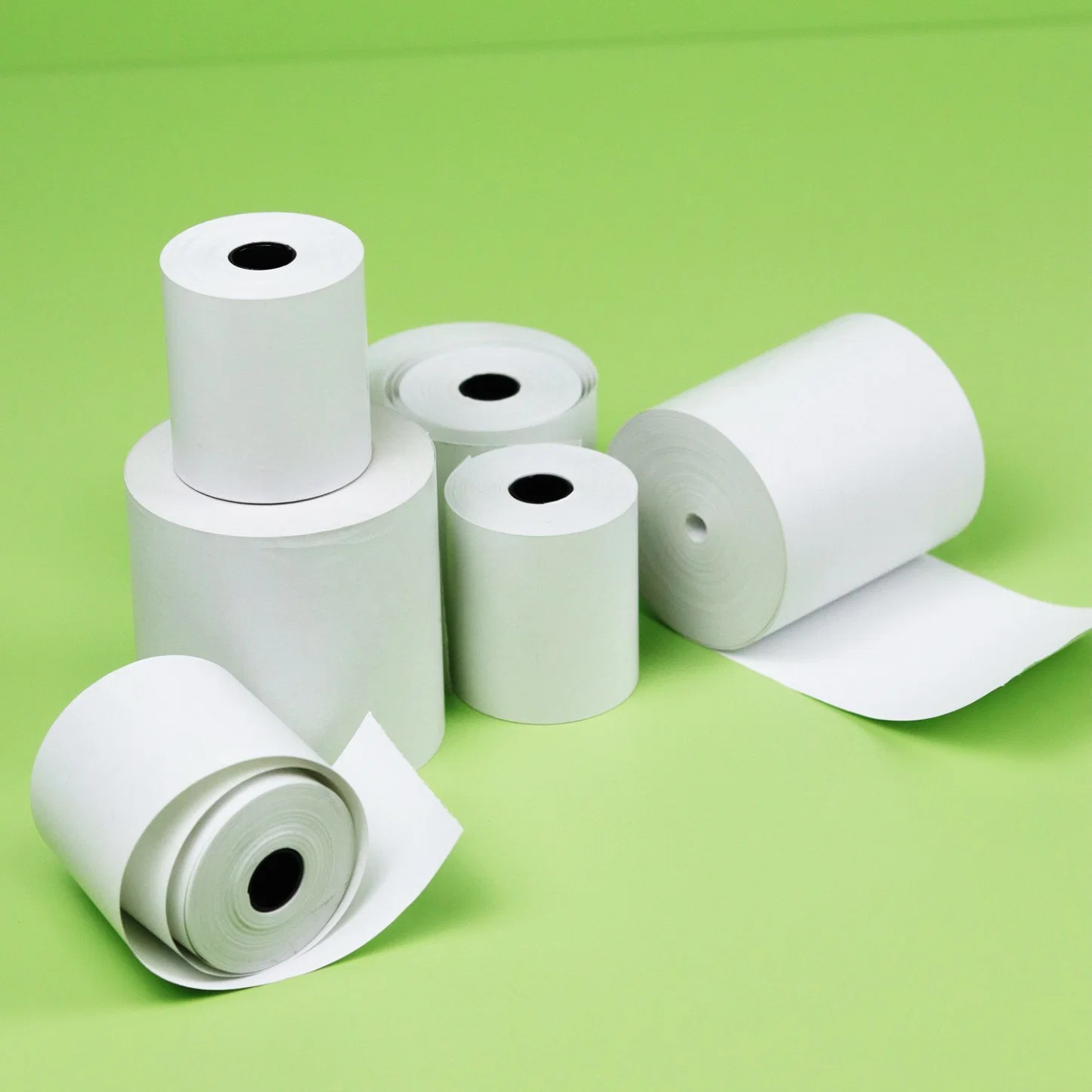 57 * 50mm Thermal Receipt Papier Kasse Thermal Paper Rolls Aufkleber Benutzerdefinierte Rolle