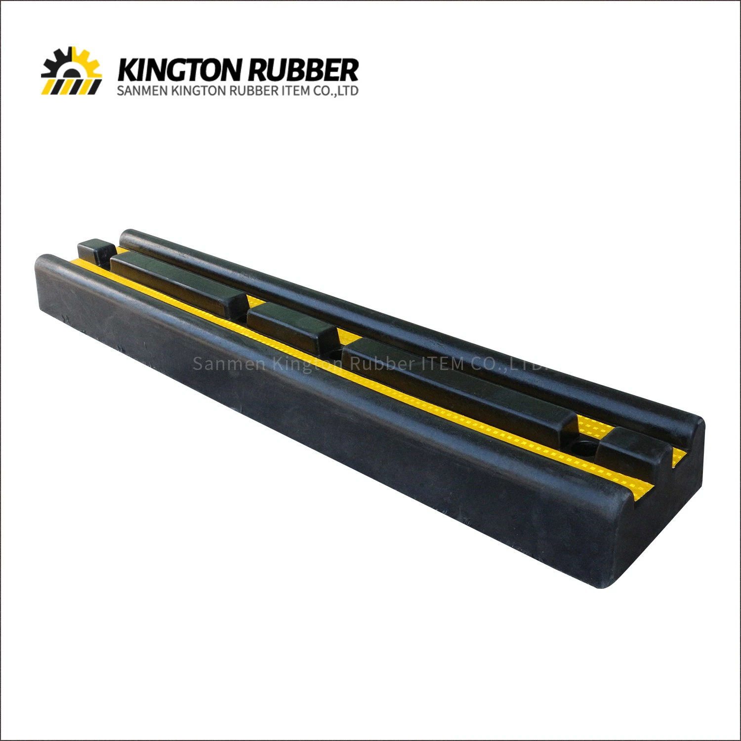 New Arrival Reflective Visual Rubber Wall Bumper Rubber Wall Protector 1000*190*100mm