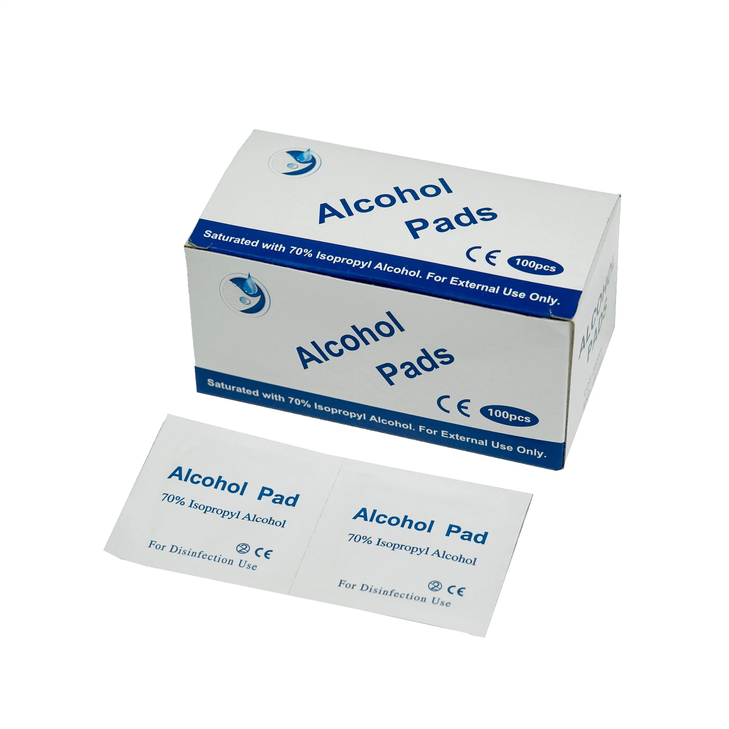 Medical Disposable 70% Isopropyl Nonwoven Alcohol Swabs Alcohol Pads