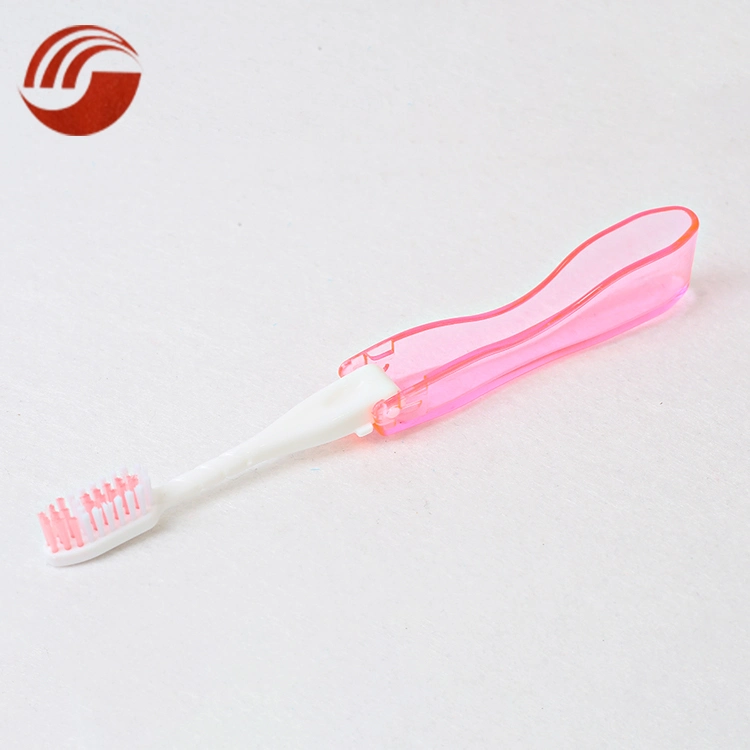 Latest Design Unique Transparent Foldable Soft Bristle Toothbrush