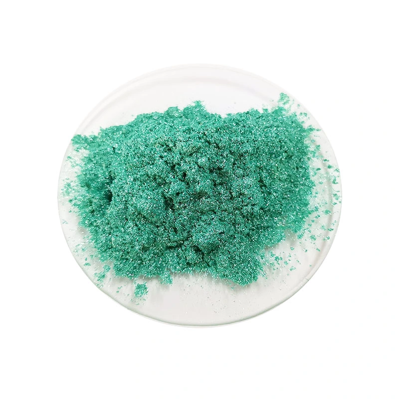 Glimmer-Pulver Magic Peacock Green Pearl Pigment für Kunststoff-Harz Farben