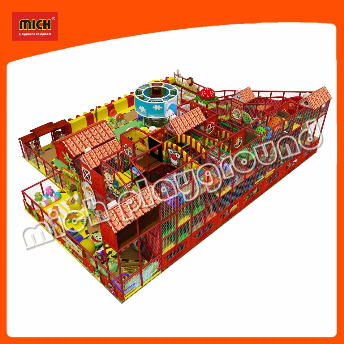 Farm Themed Red Color Indoor Playground