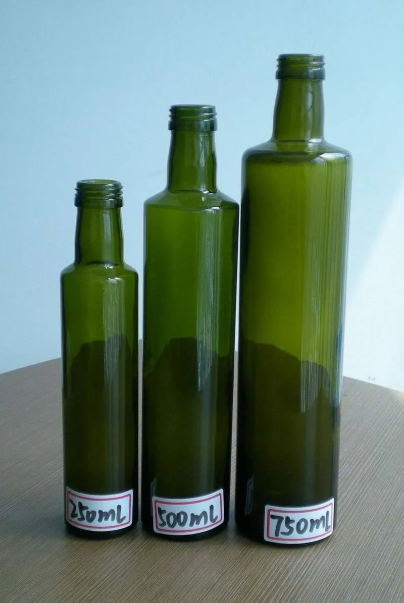 500ml Dark Green Olive Oil Bottle/500ml Square Olive Oil Bottle