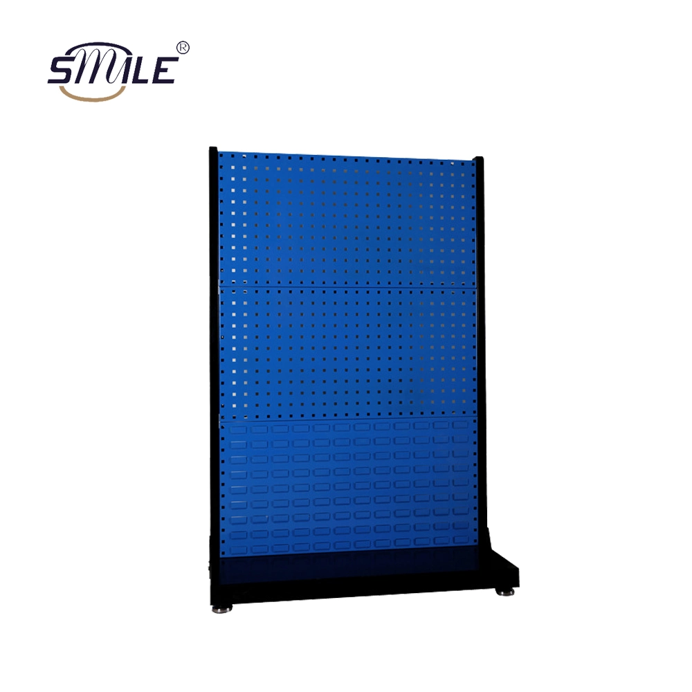 Smile Steel Metal Peg Board organisateur des jeux Présentoir étagère avec crochets noir blanc rouge Le contrôle de l'outil de montage mural présentoir