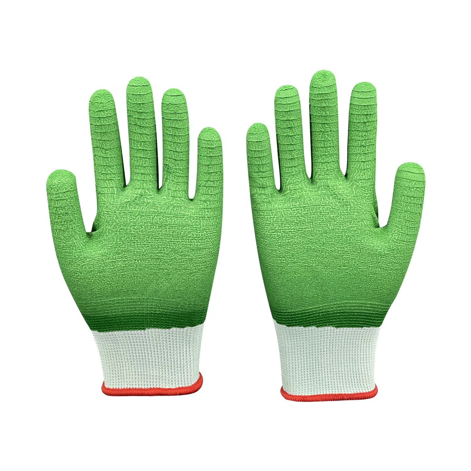 Industrial Rubber Work Knitted Household Safety Latex Coated Glove