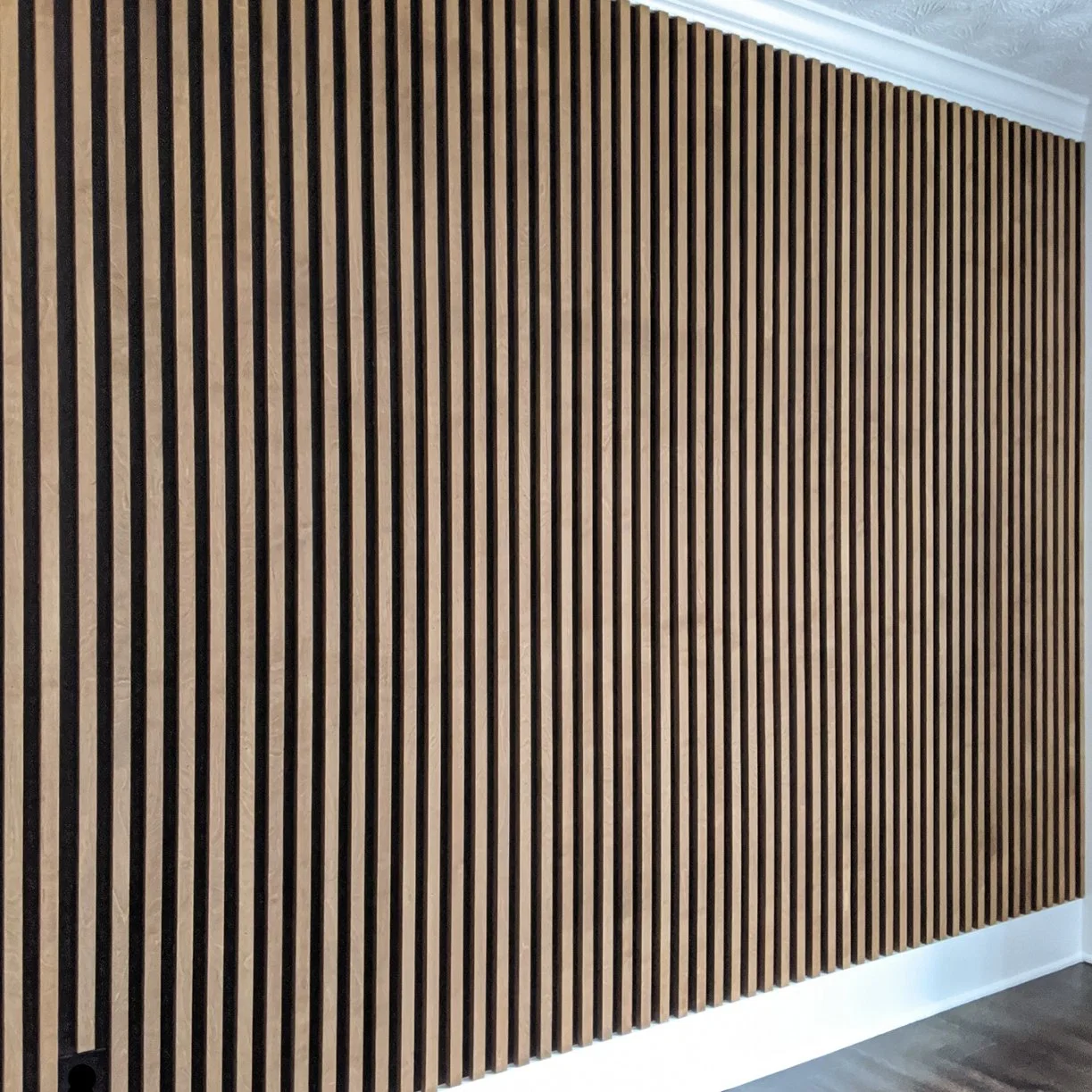 Wall Wood Veneer Panel Oak Slat Wood Acoustic Panels for Wall Decoration