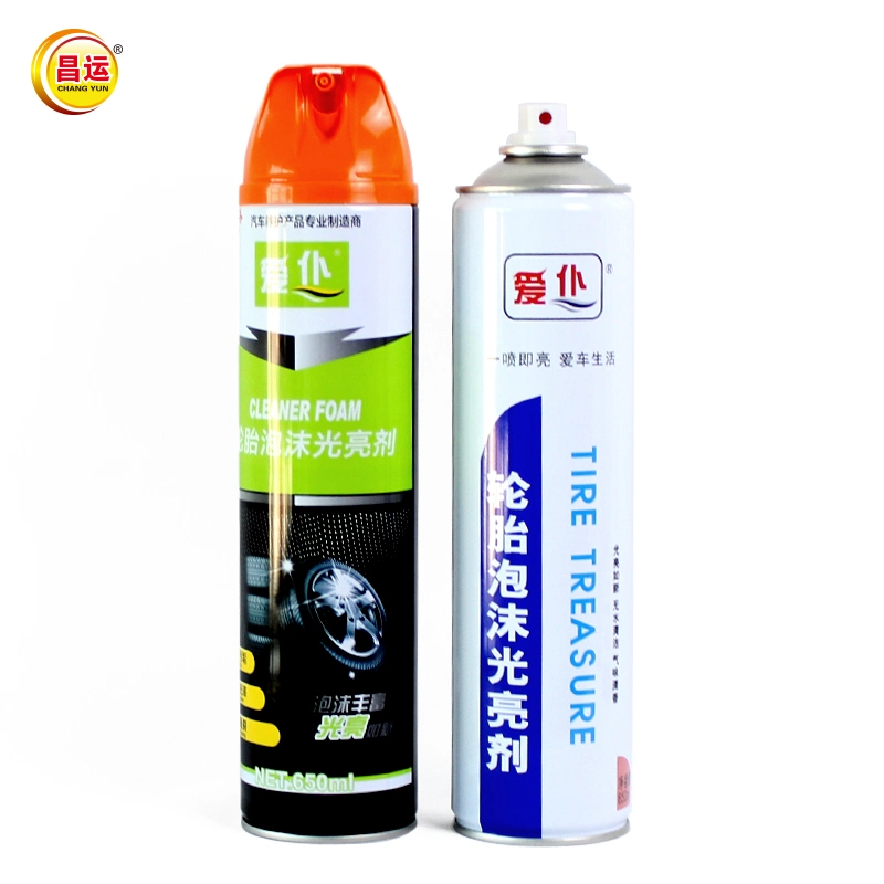 Car Tire Brightener Best Selling Tire Shine Cleaning Spray