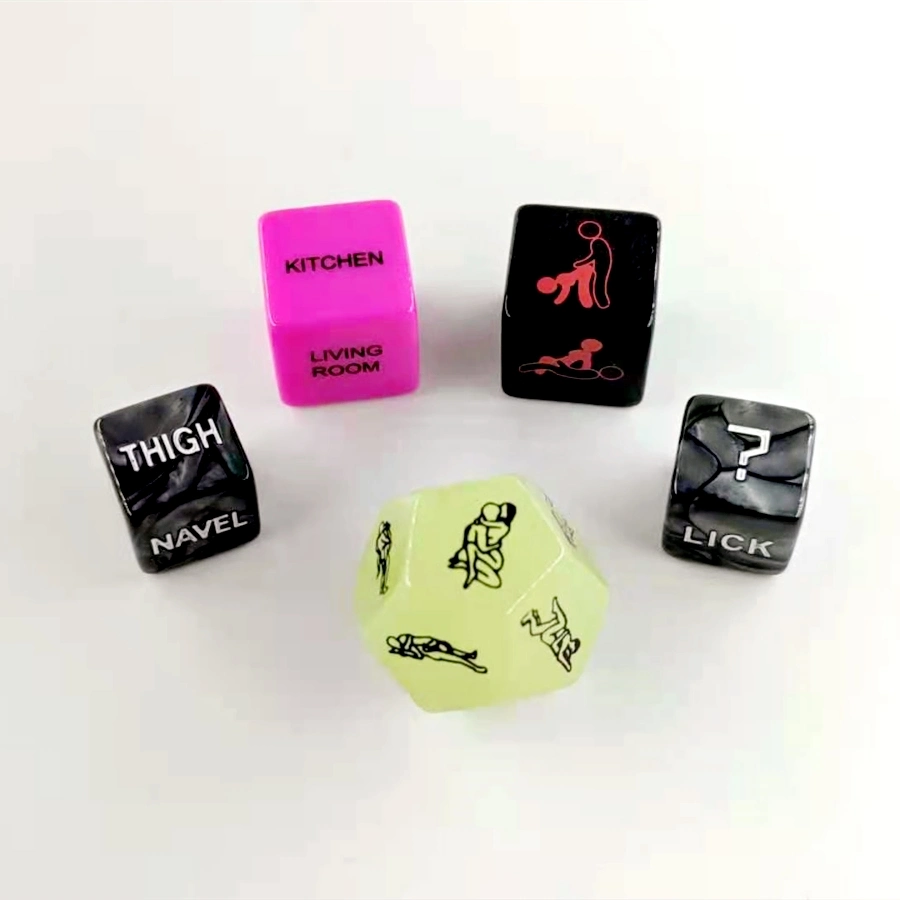 Glowing16mm Adult Family Funny Game Love Sex Dice Games Price